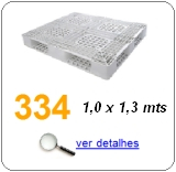 pallet plastico dupla face