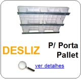 pallet plastico para porta pallet