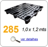 Pallet de Plástico Vazado