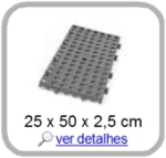 estrado plastico 25 x 50 cm