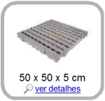 estrado plastico 50 x 50 cm