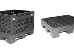 Caixa Pallet Plástica Dobrável