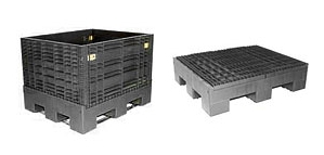 Caixa Pallet Plástica Dobrável