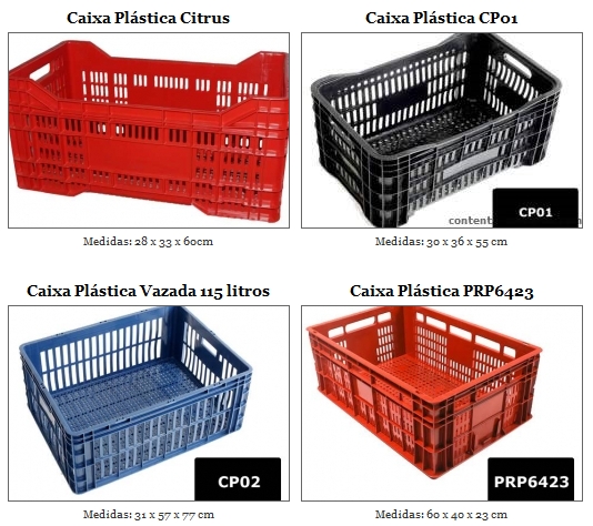 Caixa Plastica Supermercado Caixa Plástica Supermercado