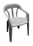 cadeira plastica martinique com braco