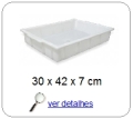 bandeja plastica 36,5 x 26 x 7 cm 229