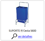 Suporte de Metal para Cestas Plásticas